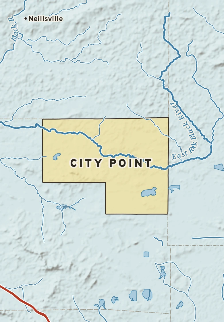 Atlas plate of City Point, Wisconsin.
