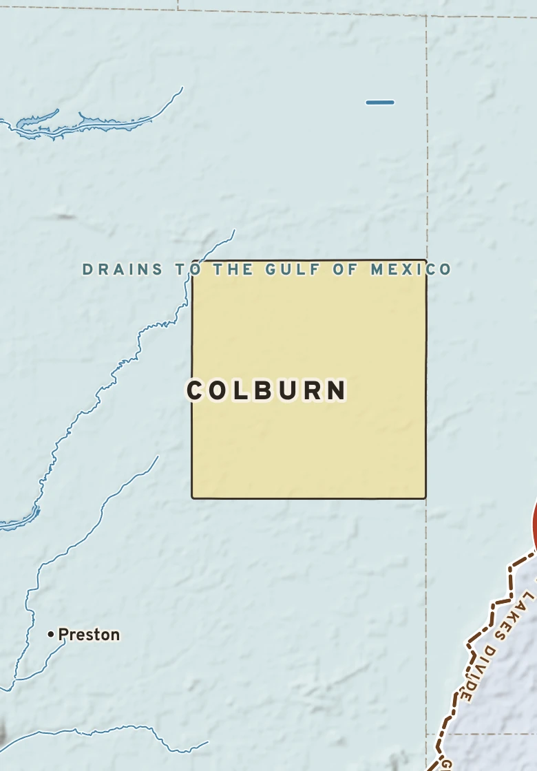Atlas plate of Colburn, Wisconsin.