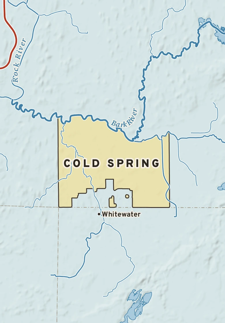 Atlas plate of Cold Spring, Wisconsin.