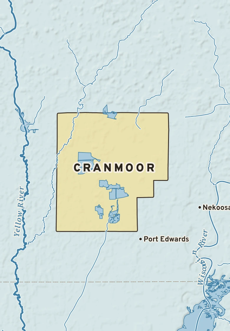 Atlas plate of Cranmoor, Wisconsin.