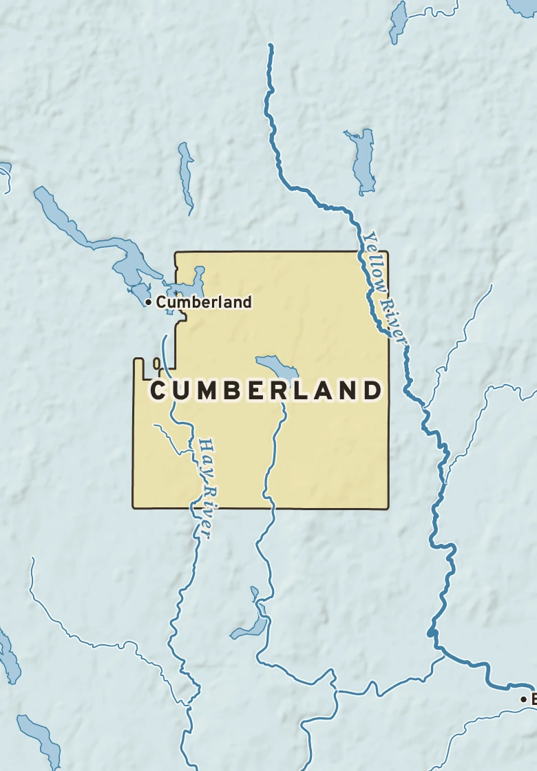 Atlas plate of Cumberland, Wisconsin.