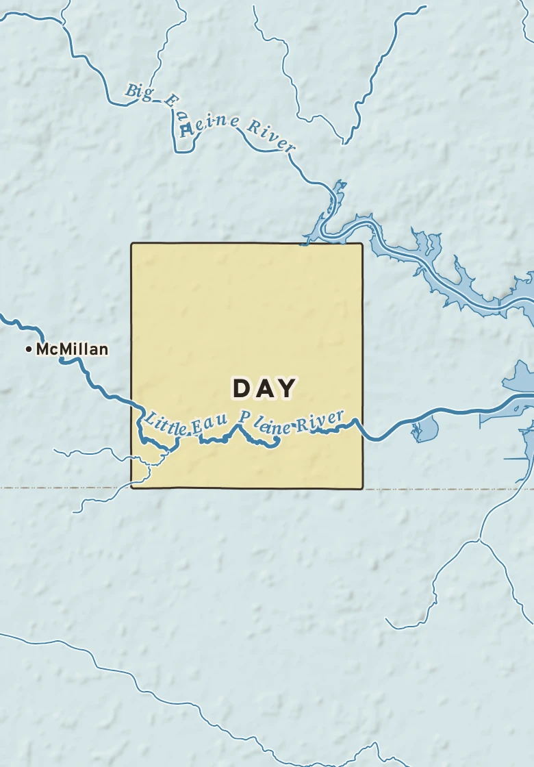 Atlas plate of Day, Wisconsin.