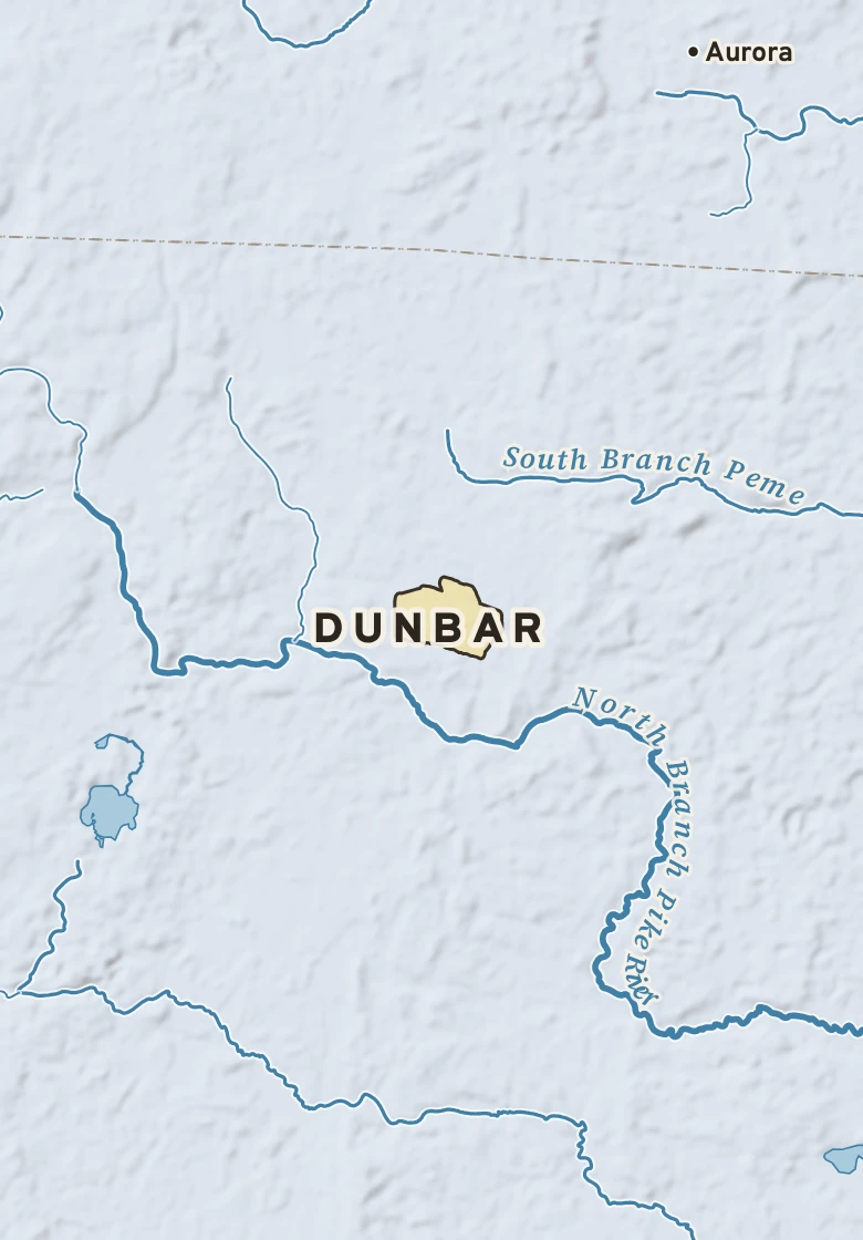 Atlas plate of Dunbar, Wisconsin.