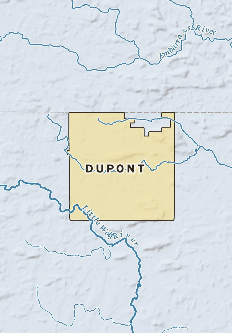 Atlas plate of Dupont, Wisconsin.