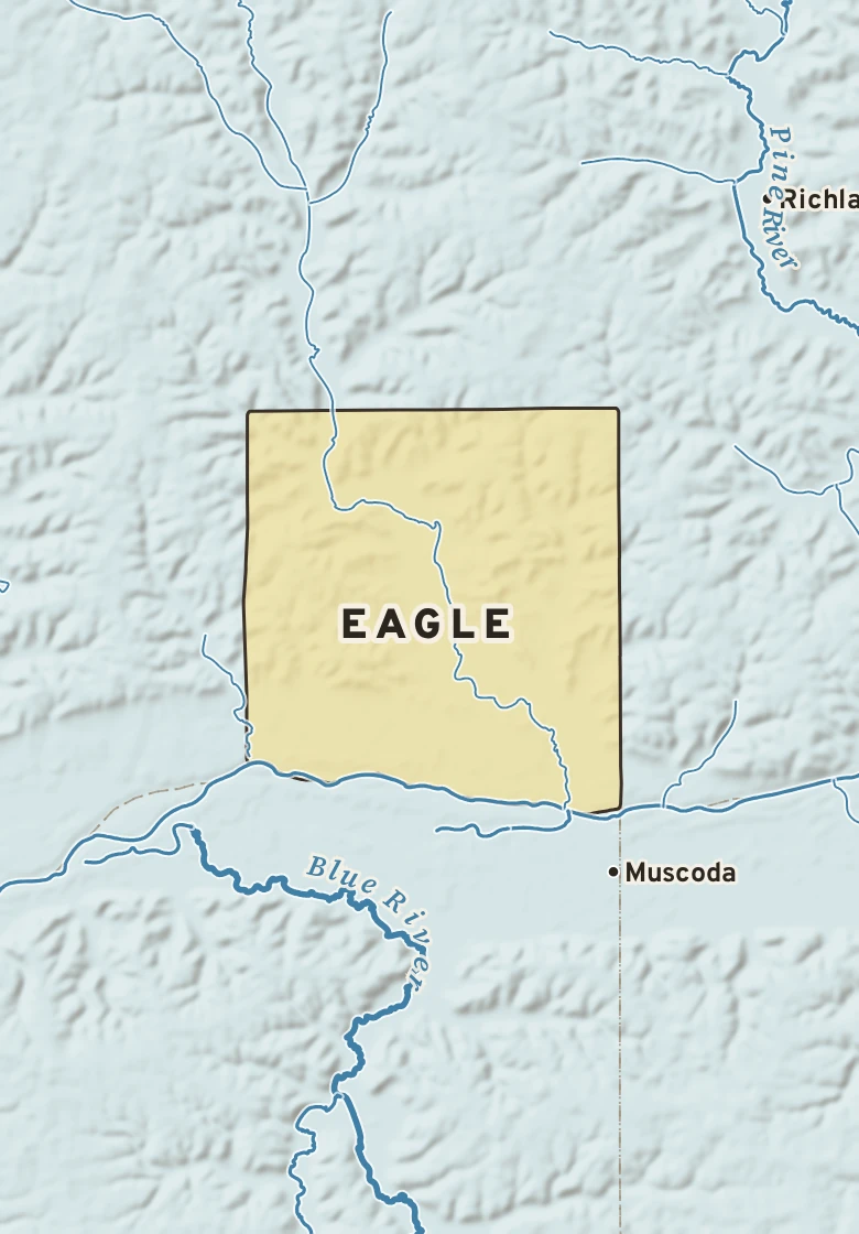 Atlas plate of Eagle, Wisconsin.