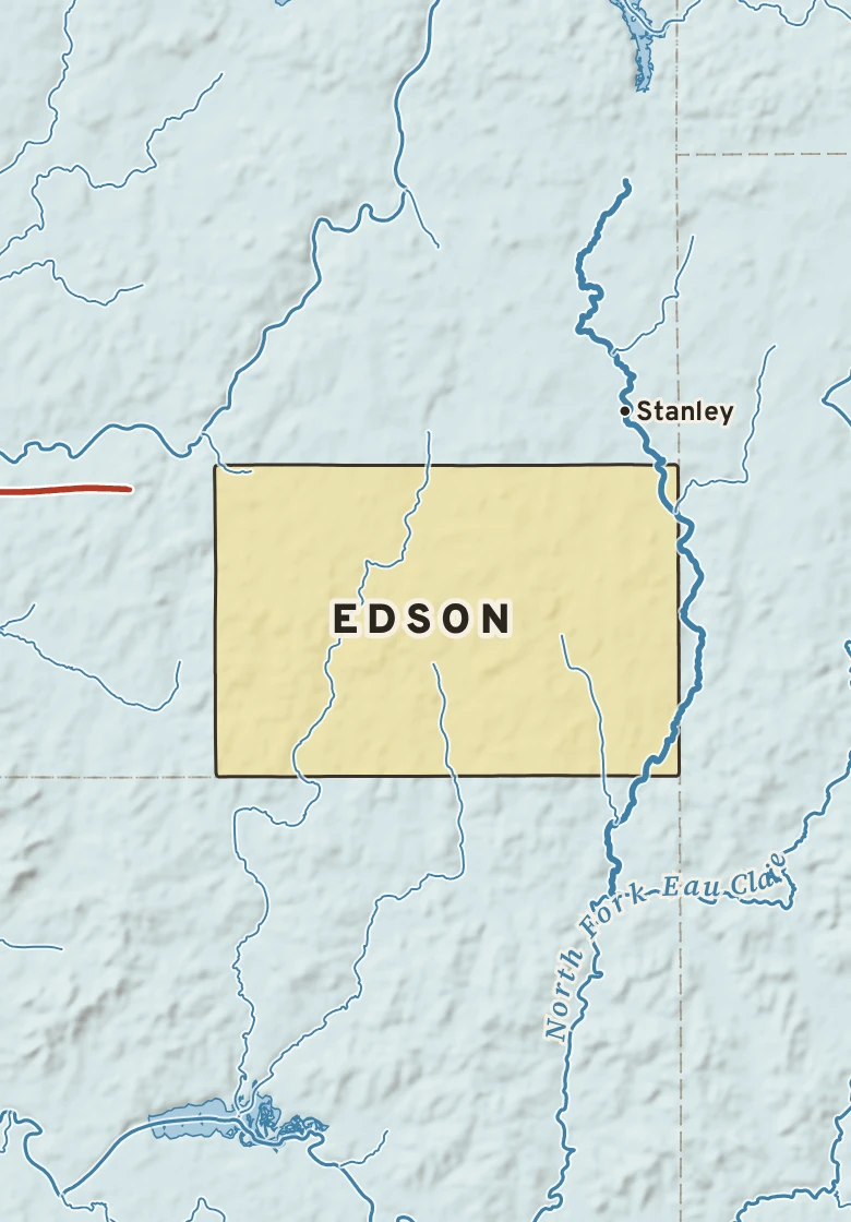 Atlas plate of Edson, Wisconsin.