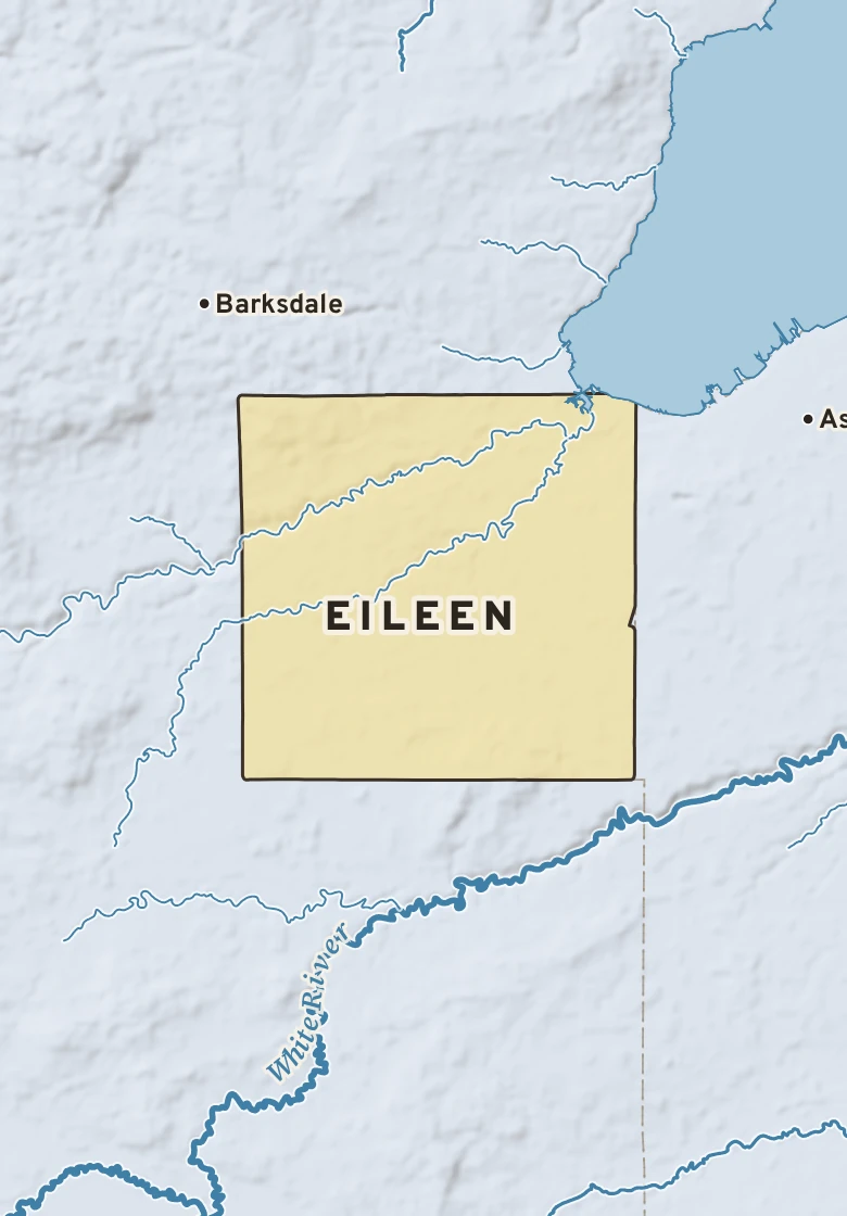 Atlas plate of Eileen, Wisconsin.
