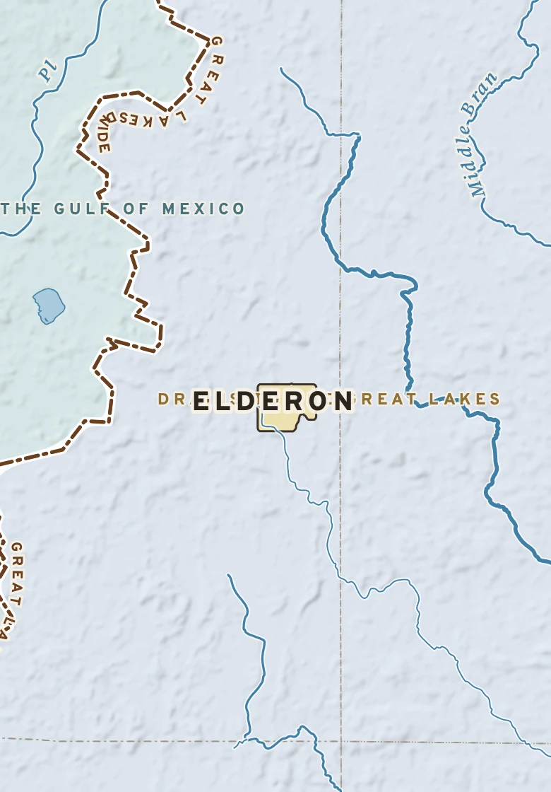 Atlas plate of Elderon, Wisconsin.