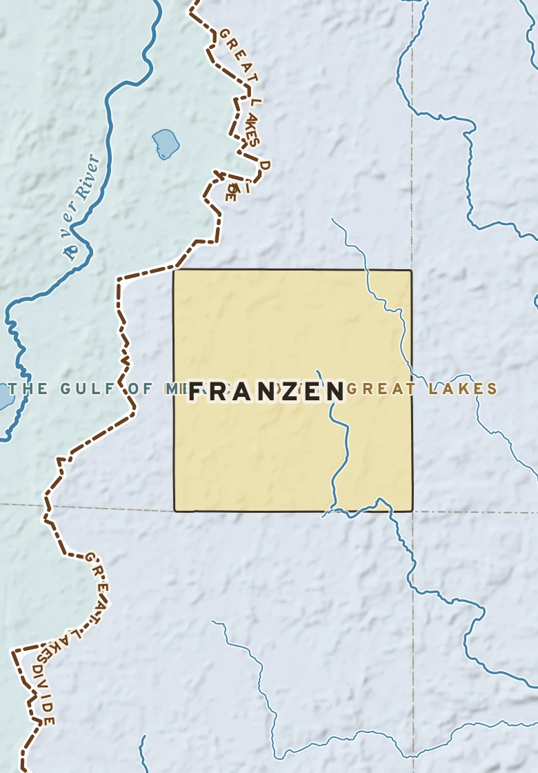 Atlas plate of Franzen, Wisconsin.