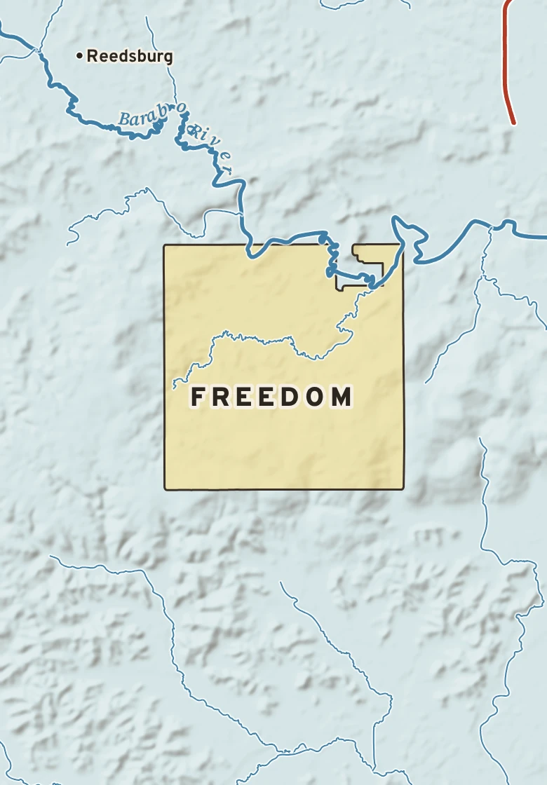 Atlas plate of Freedom, Wisconsin.