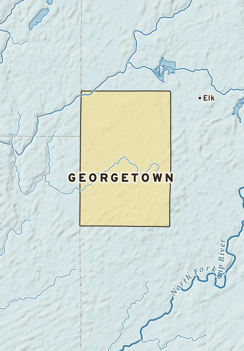 Atlas plate of Georgetown, Wisconsin.
