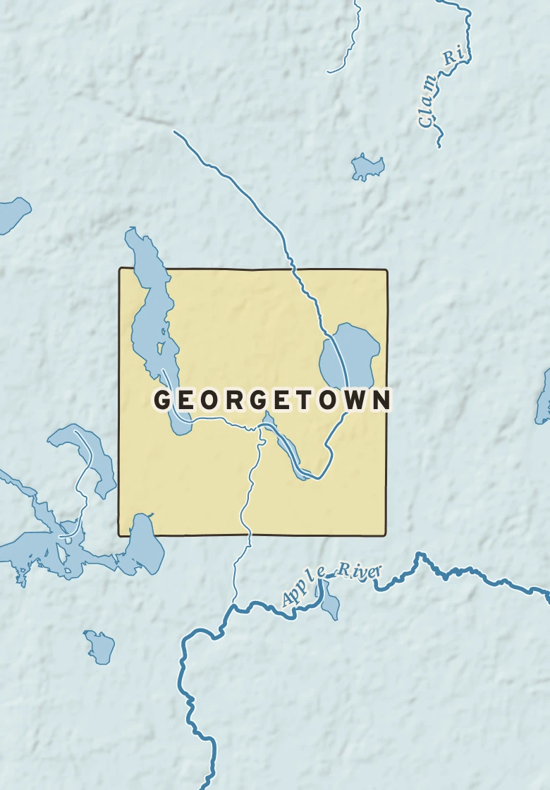 Atlas plate of Georgetown, Wisconsin.