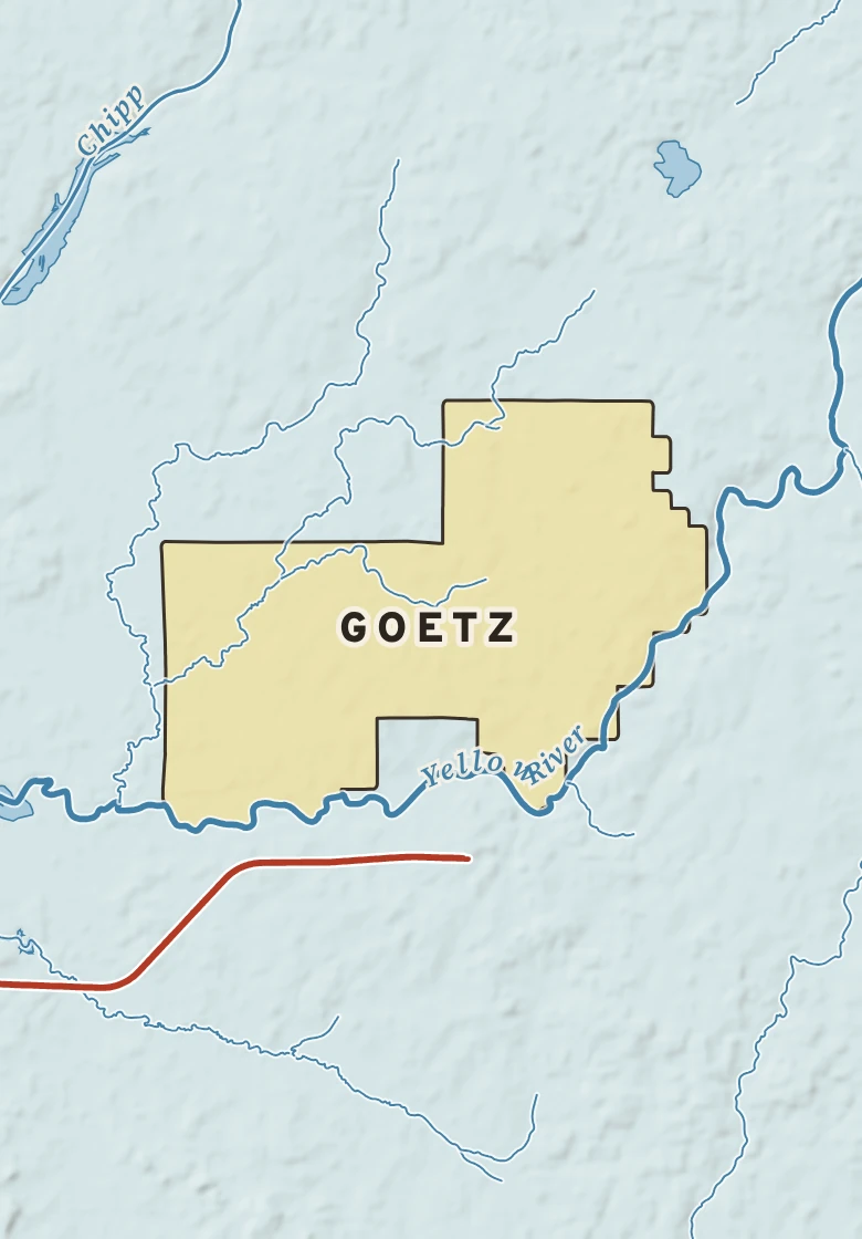 Atlas plate of Goetz, Wisconsin.