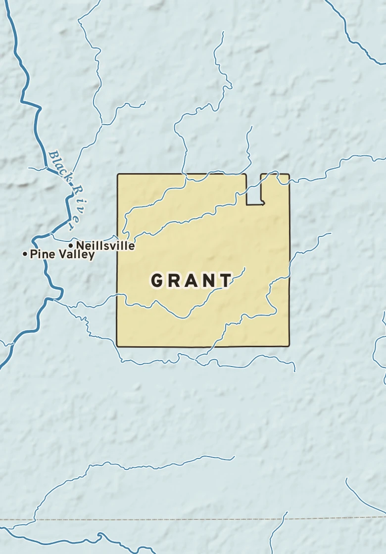 Atlas plate of Grant, Wisconsin.