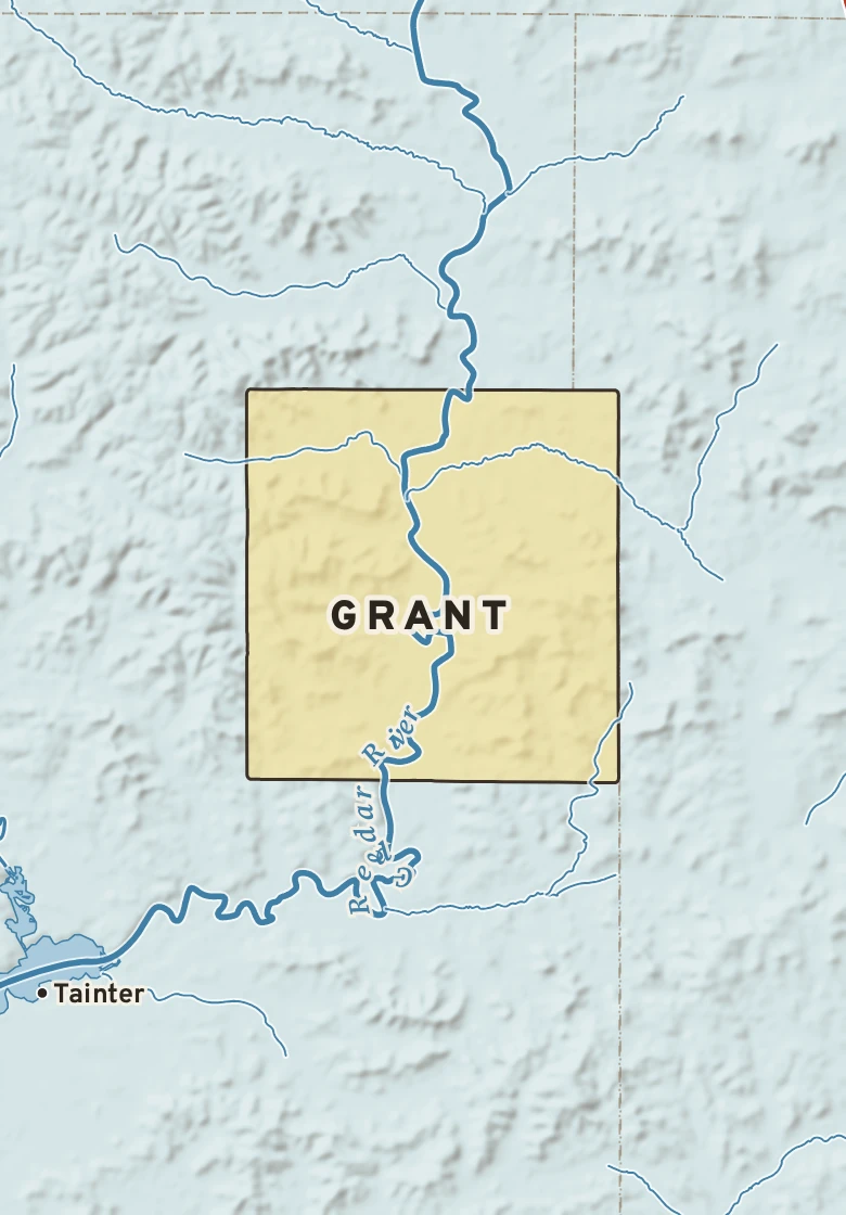 Atlas plate of Grant, Wisconsin.