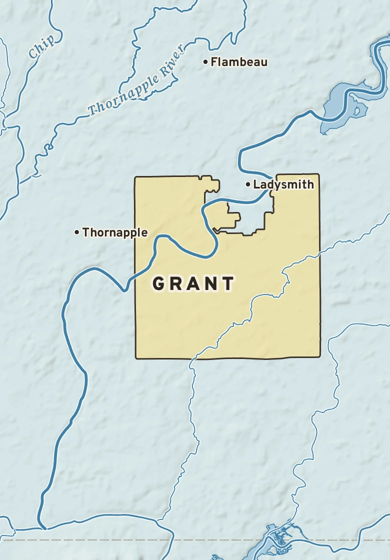 Atlas plate of Grant, Wisconsin.