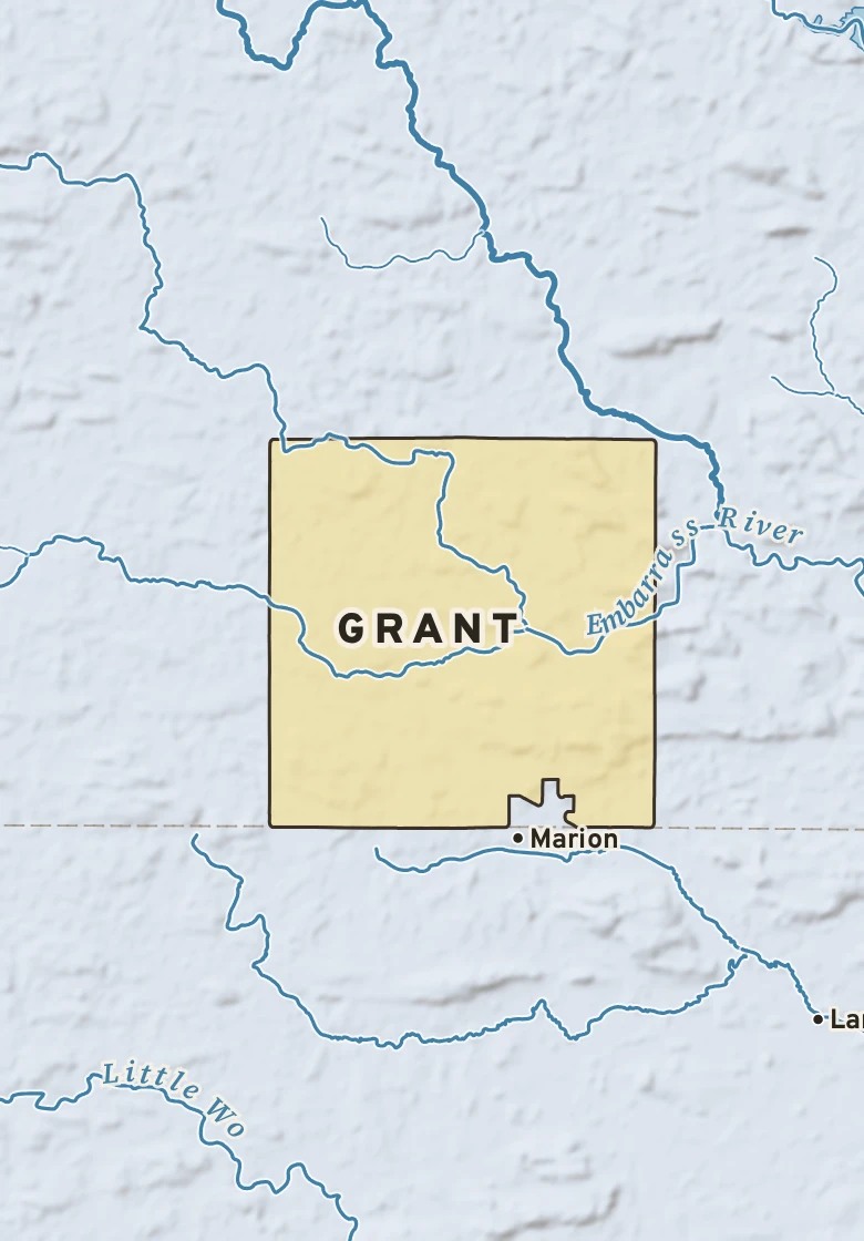 Atlas plate of Grant, Wisconsin.