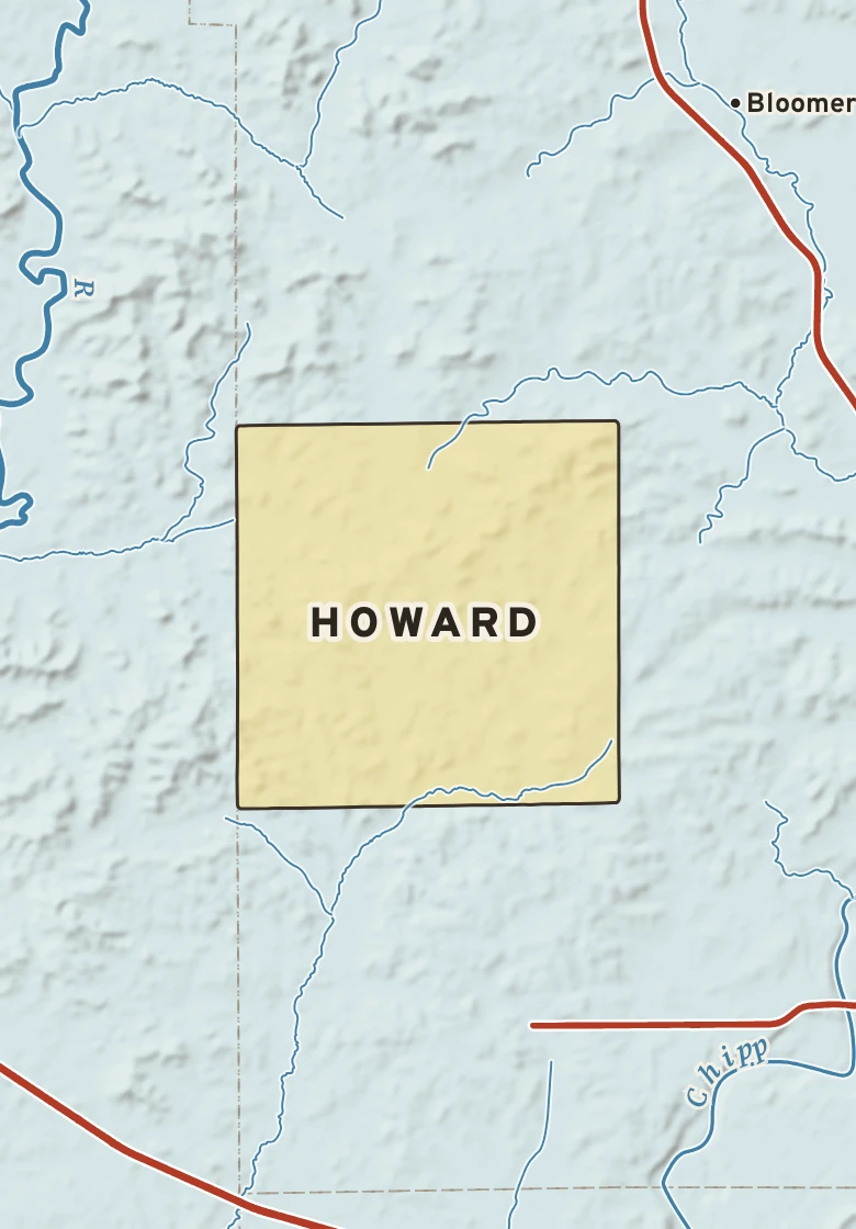 Atlas plate of Howard, Wisconsin.