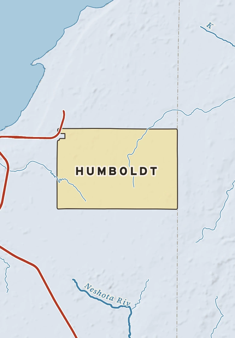 Atlas plate of Humboldt, Wisconsin.