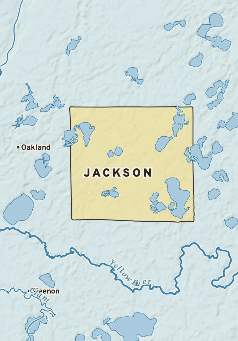 Atlas plate of Jackson, Wisconsin.