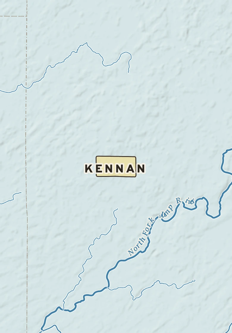 Atlas plate of Kennan, Wisconsin.