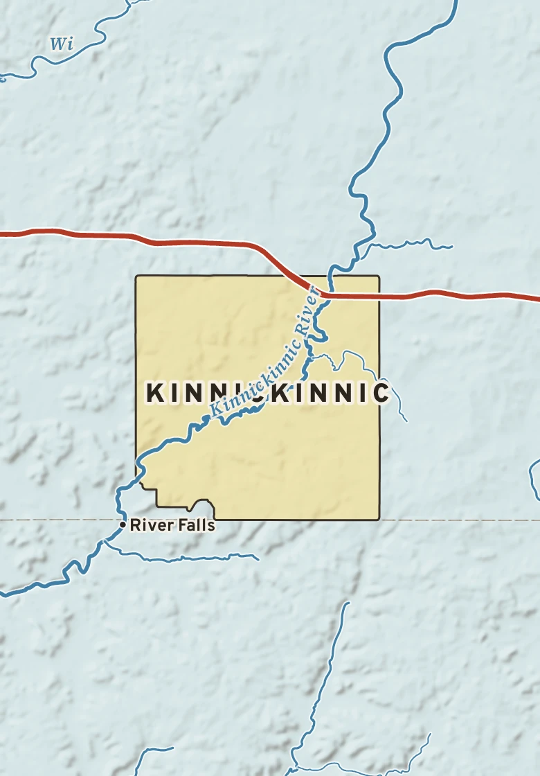 Atlas plate of Kinnickinnic, Wisconsin.