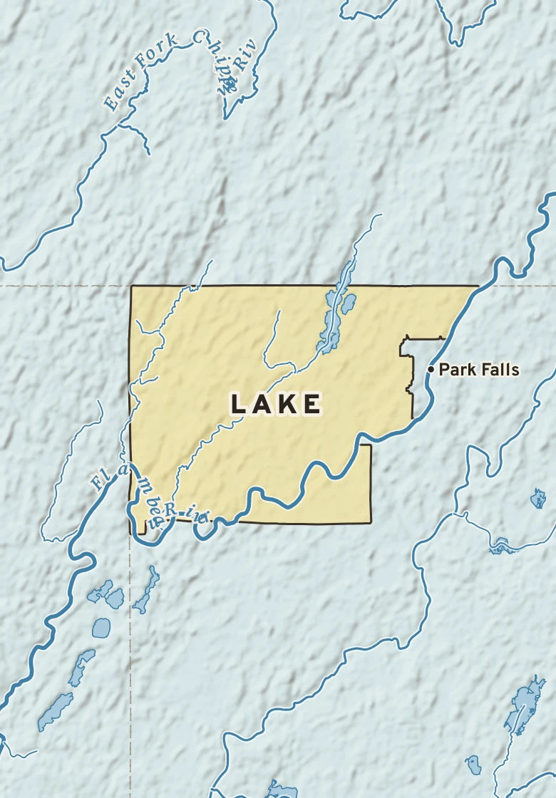 Atlas plate of Lake, Wisconsin.
