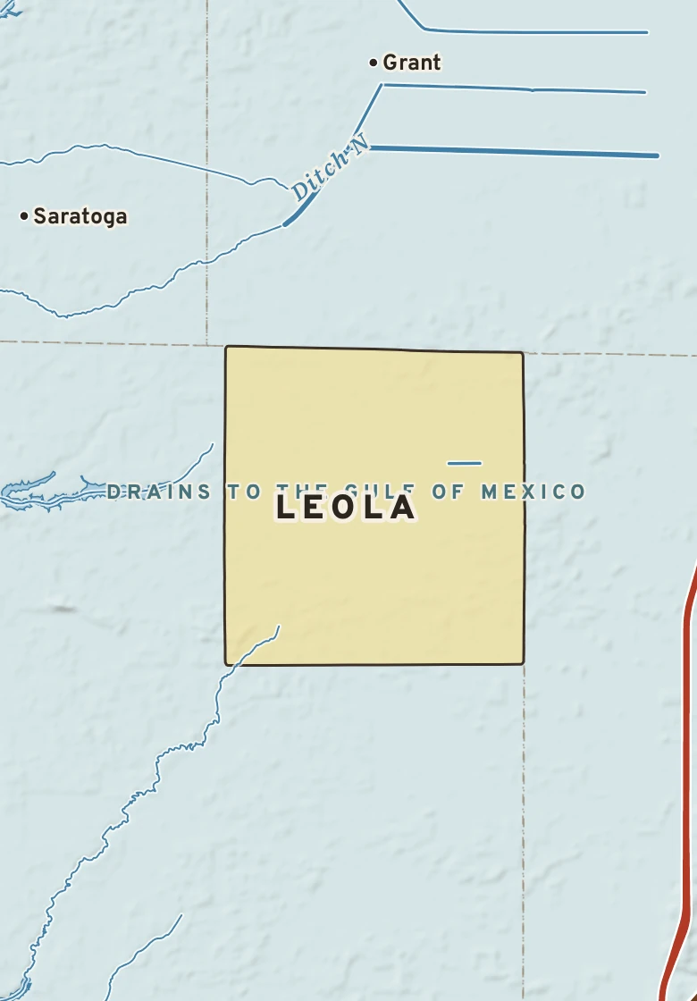 Atlas plate of Leola, Wisconsin.