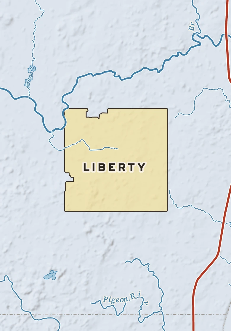 Atlas plate of Liberty, Wisconsin.