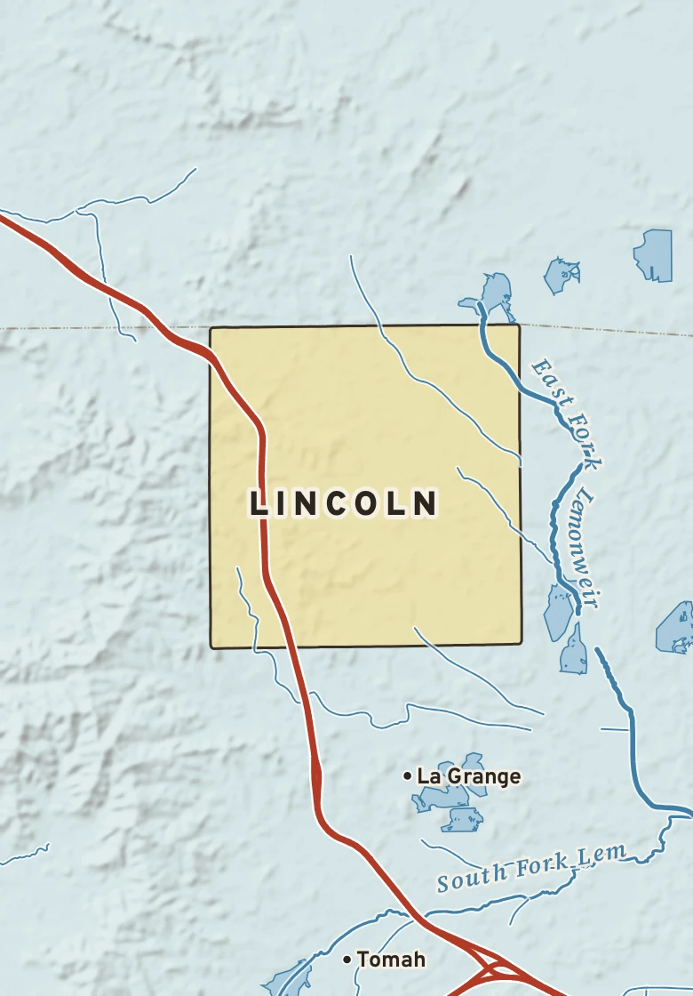 Atlas plate of Lincoln, Wisconsin.