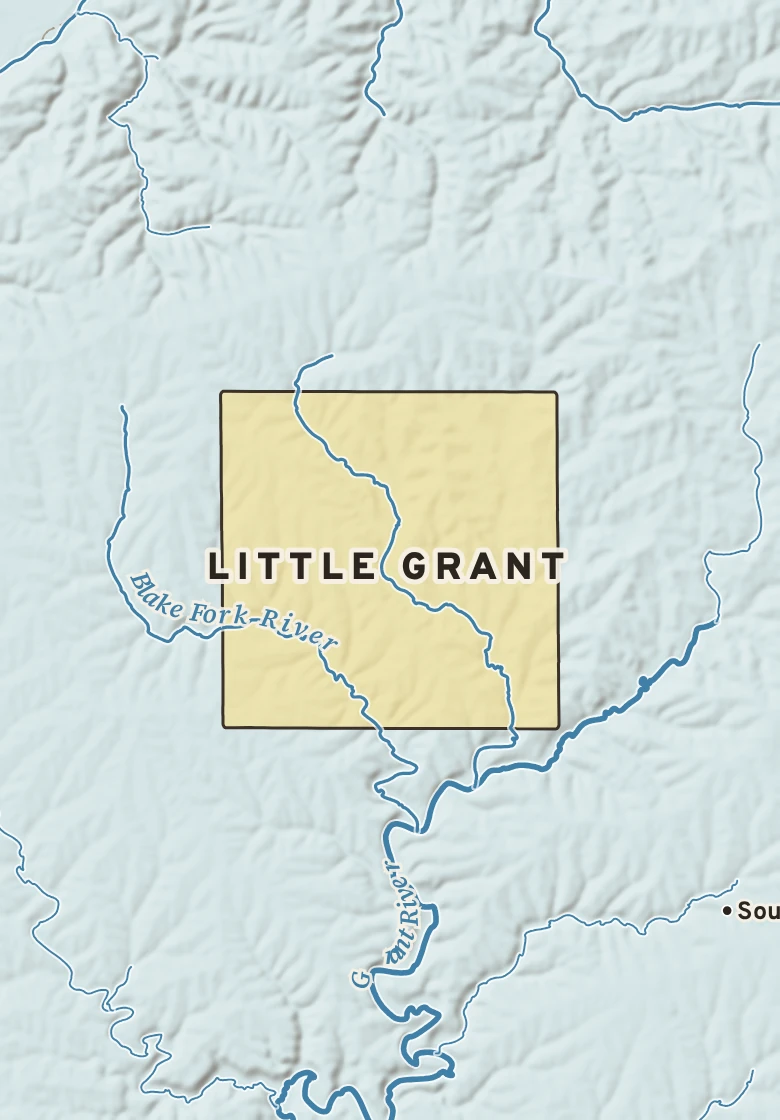 Atlas plate of Little Grant, Wisconsin.