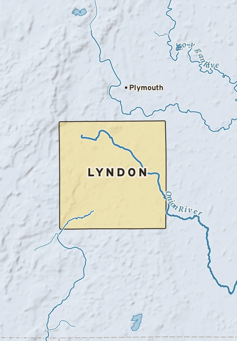 Atlas plate of Lyndon, Wisconsin.