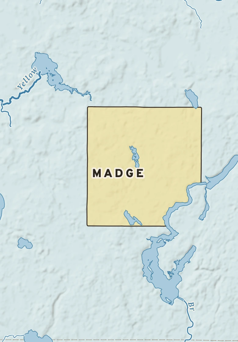 Atlas plate of Madge, Wisconsin.