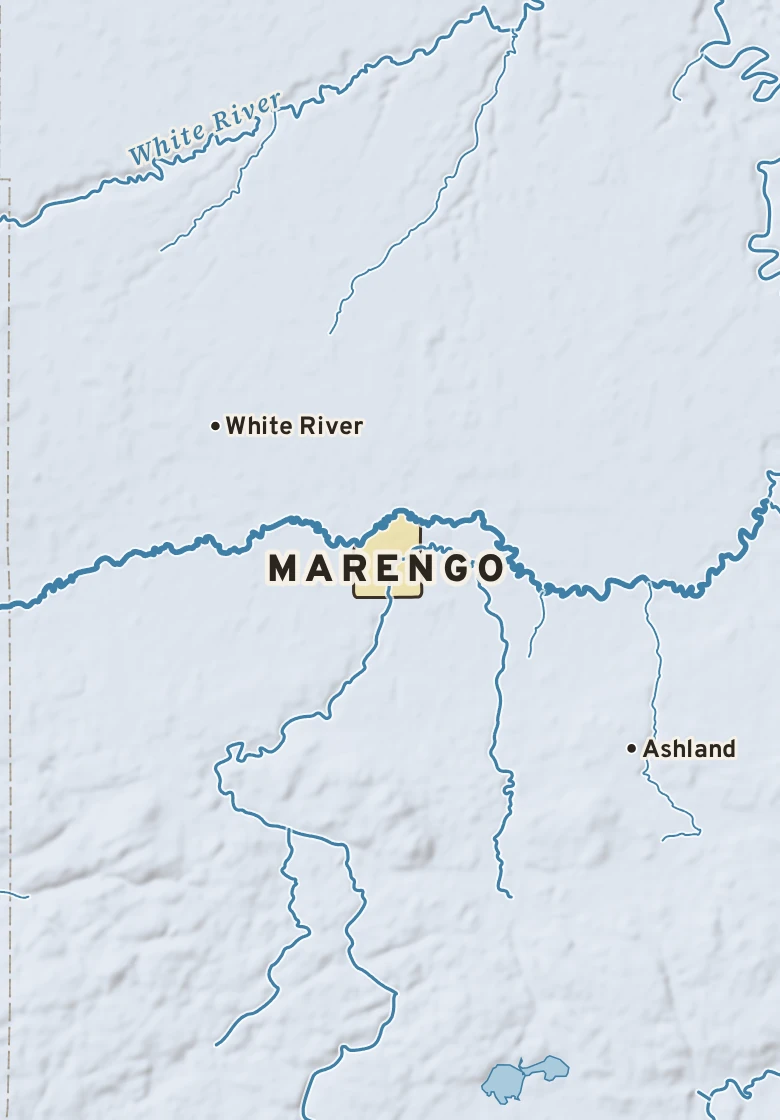 Atlas plate of Marengo, Wisconsin.
