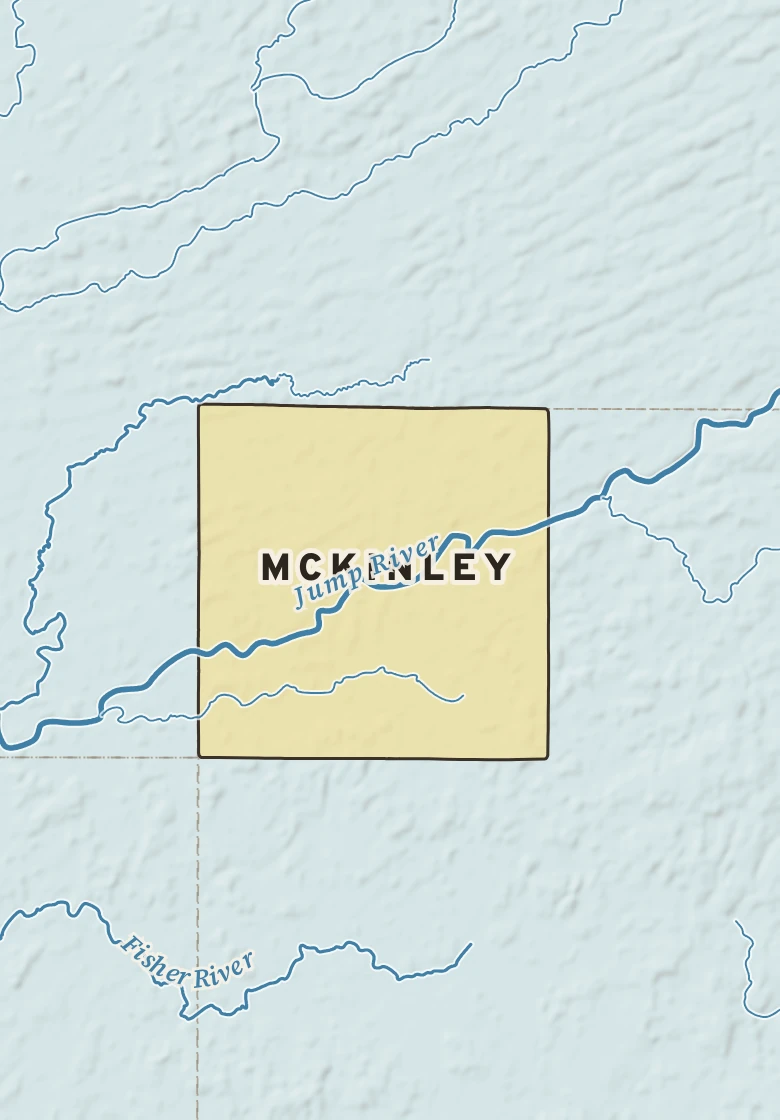 Atlas plate of McKinley, Wisconsin.