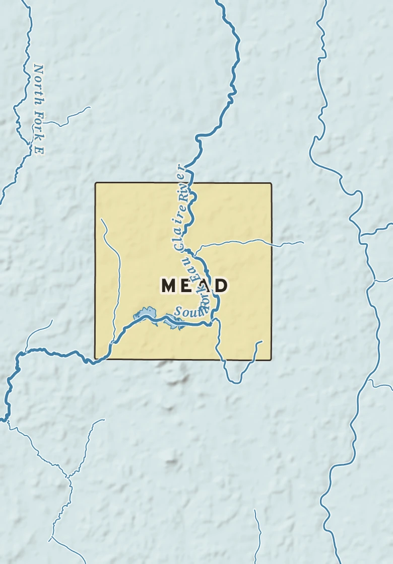 Atlas plate of Mead, Wisconsin.