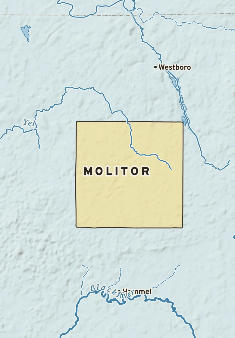 Atlas plate of Molitor, Wisconsin.