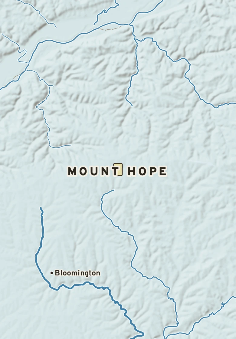 Atlas plate of Mount Hope, Wisconsin.