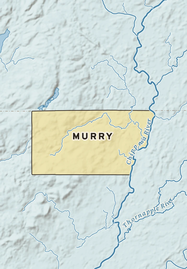 Atlas plate of Murry, Wisconsin.