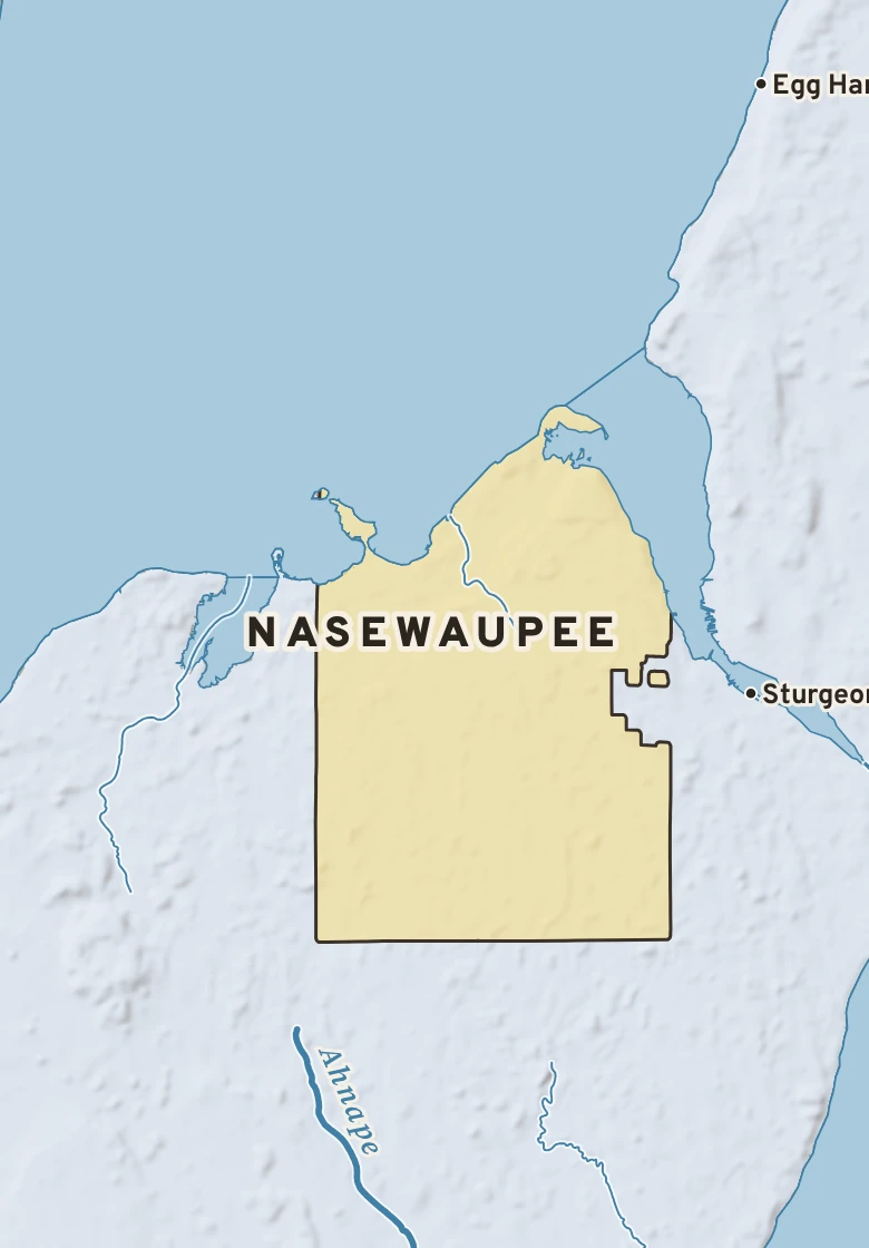 Atlas plate of Nasewaupee, Wisconsin.