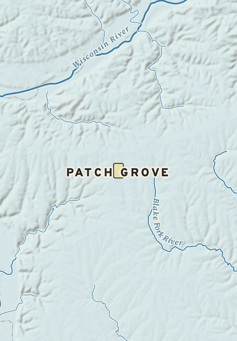 Atlas plate of Patch Grove, Wisconsin.