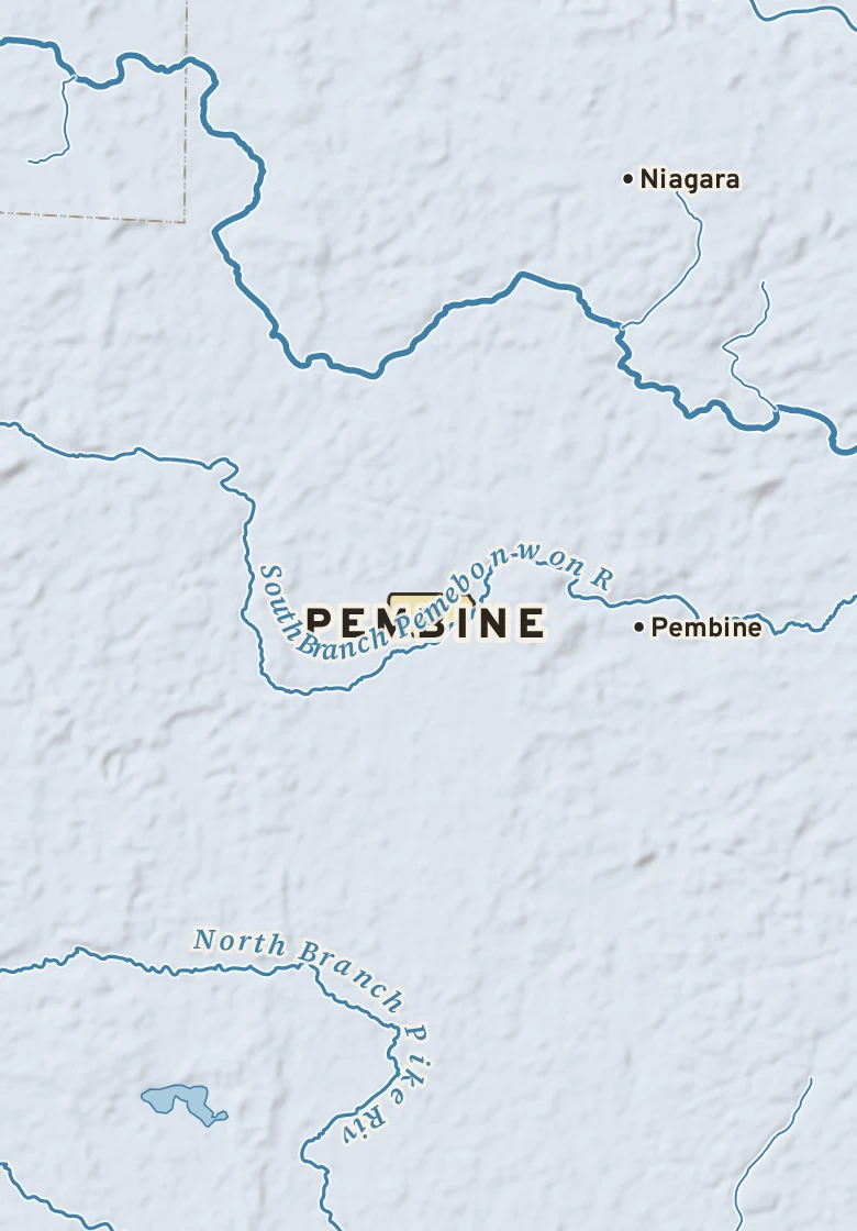Atlas plate of Pembine, Wisconsin.