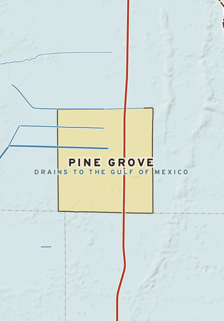 Atlas plate of Pine Grove, Wisconsin.