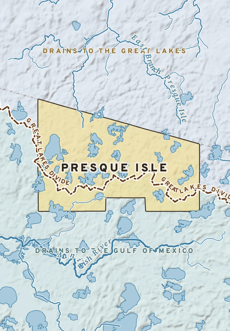 Atlas plate of Presque Isle, Wisconsin.