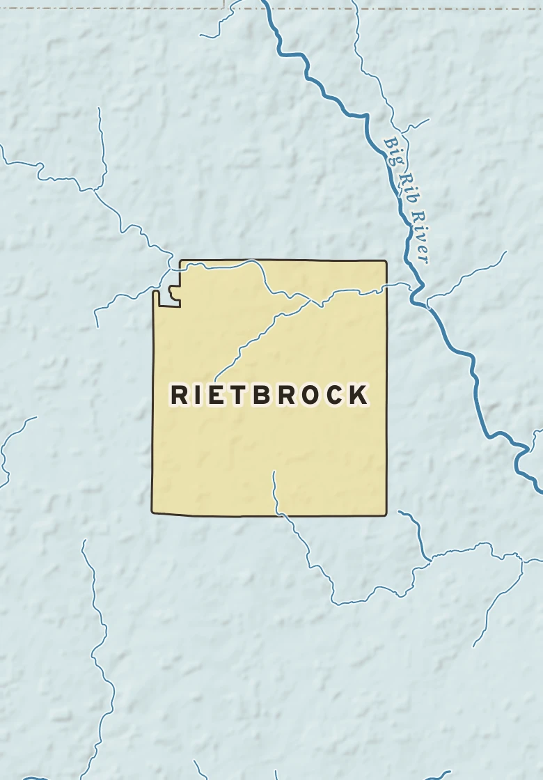 Atlas plate of Rietbrock, Wisconsin.