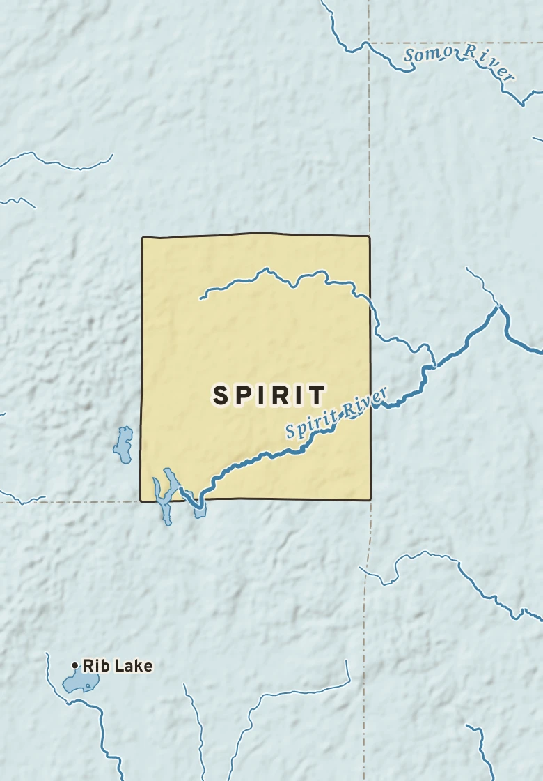 Atlas plate of Spirit, Wisconsin.