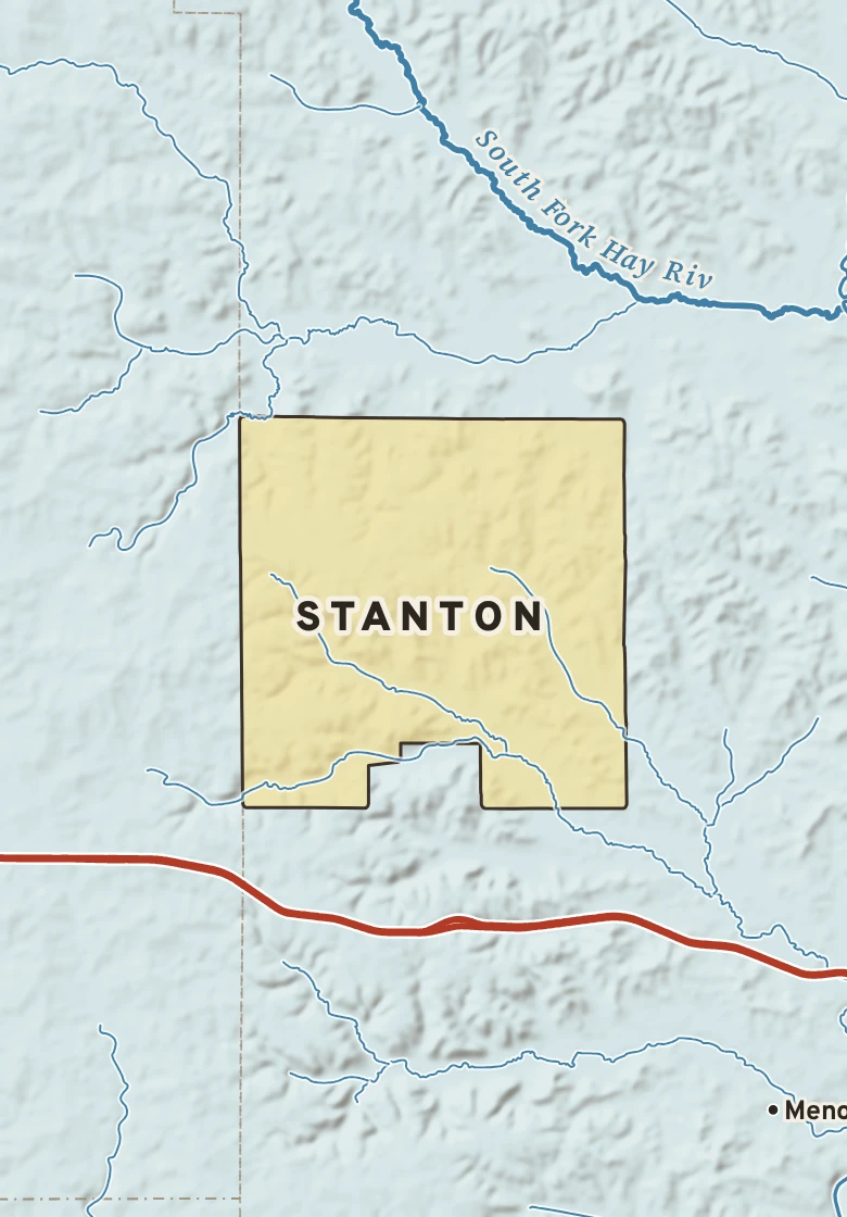 Atlas plate of Stanton, Wisconsin.