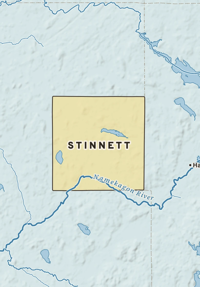 Atlas plate of Stinnett, Wisconsin.
