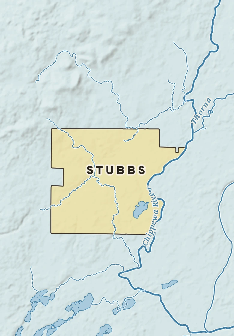 Atlas plate of Stubbs, Wisconsin.