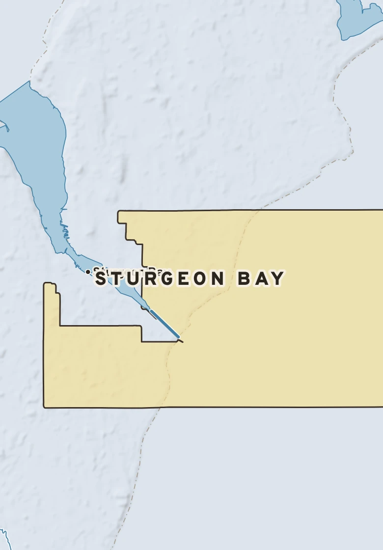Atlas plate of Sturgeon Bay, Wisconsin.